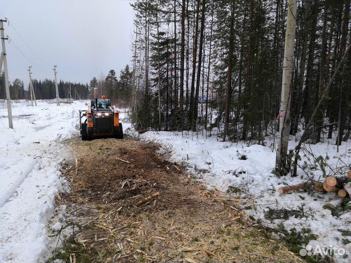 Мульчер, траншеекопатель