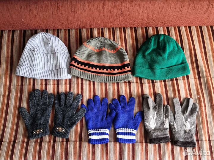 Шапочки, перчатки детские