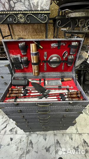 Набор шампуры в кейсе 40видов