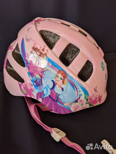 Детский шлем защит. для роликов, велосипеда 52-56