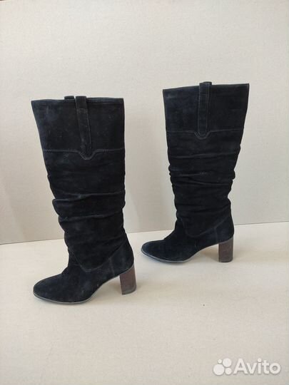 Сапоги зимние женские 37 р. натуральная замша