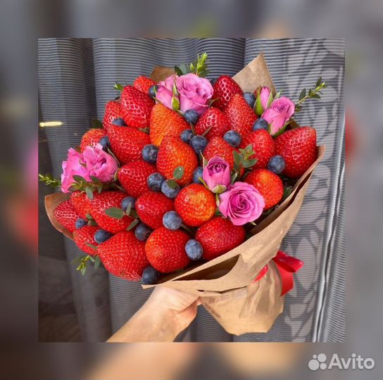Букет из клубники в шоколаде/съедобные с доставкой