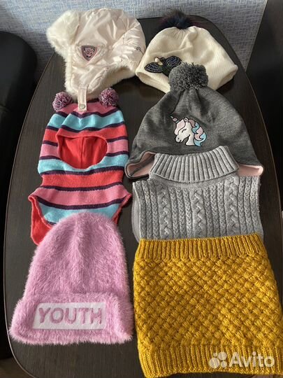 Шапки для девочки 52-54