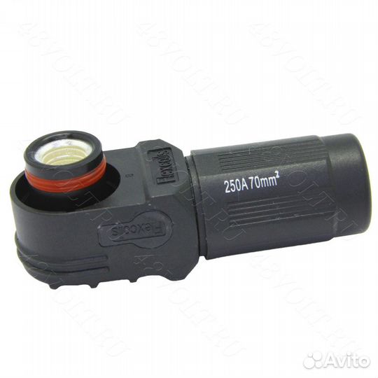 Flexcoils (SurLok) вилка черная 250A (Ф12-70mm2)