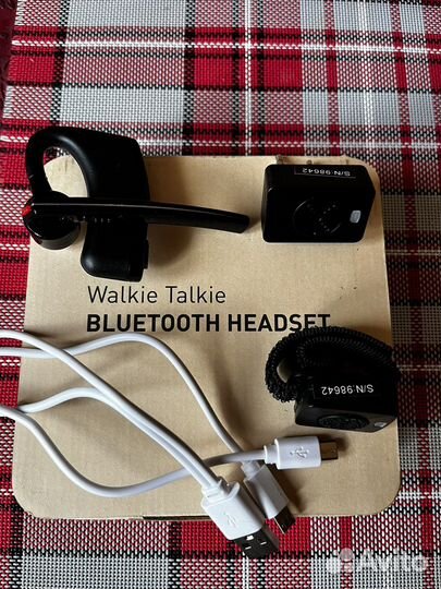 Блютуз гарнитура для рации кенвод