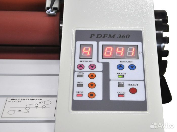 Ламинатор для бумаги PD-FM-360 рулонный, новый