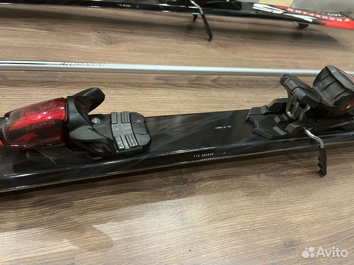 Горные лыжи, палки, ботинки