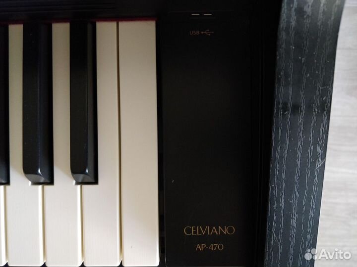 Цифровое пианино casio AP-470 черное