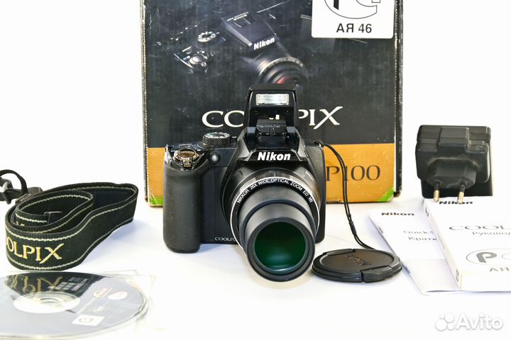Nikon Coolpix P100 10.3MP 26X Zoom цифровая камера