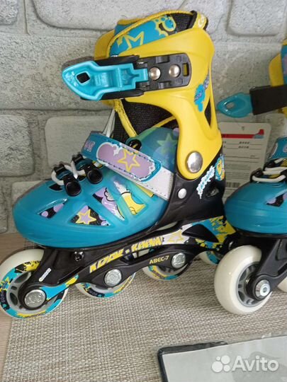 Ролики детские раздвижные новые s 25-28