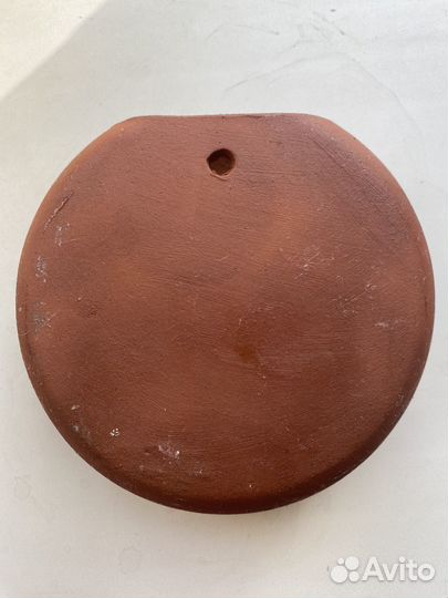 Кашпо настенное цветочное обливная керамика