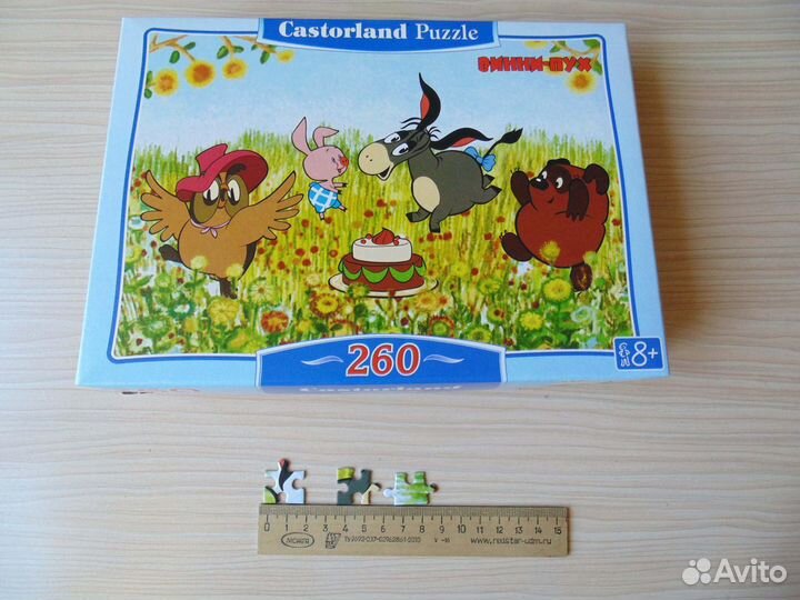 Пазлы для детей Винни, Тачки-2, История игрушек