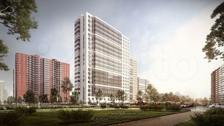 2-к. квартира, 60,1 м², 3/22 эт.