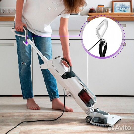 Пылесос Kitfort кт-595, вертикальный, 1800 Вт, сух