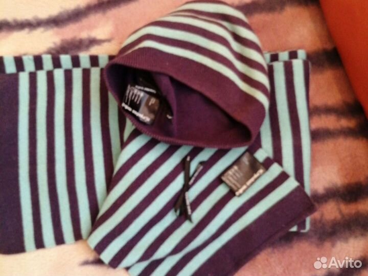 Комплект шапка и шарф женский