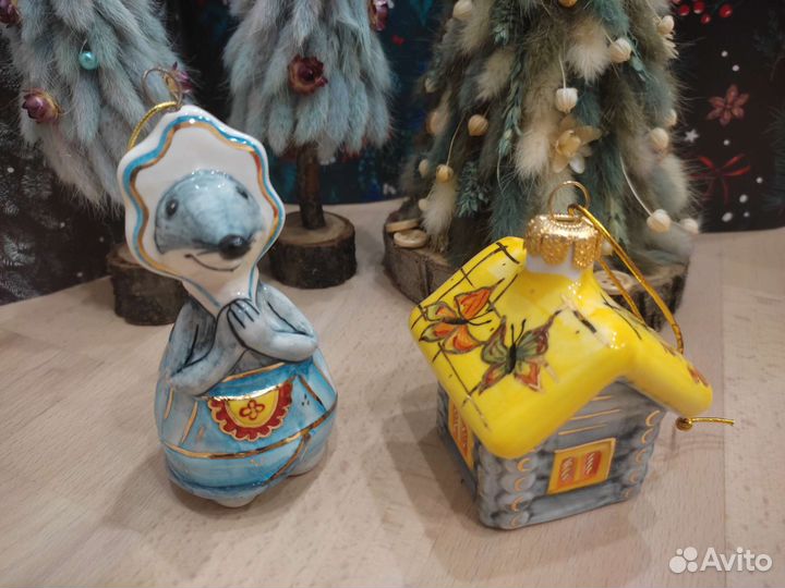 Лефортовский фарфор ёлочные игрушки