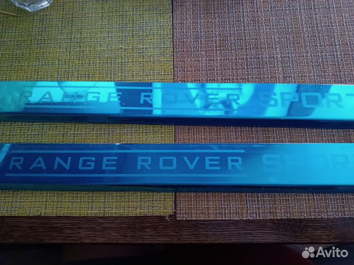 Хром накладки на пороги Renge Rover