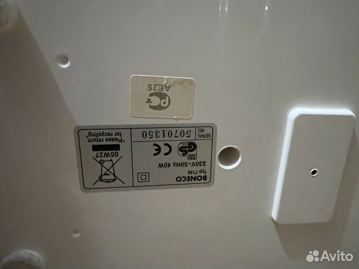 Увлажнитель воздуха boneco 7136 ультразвуковой