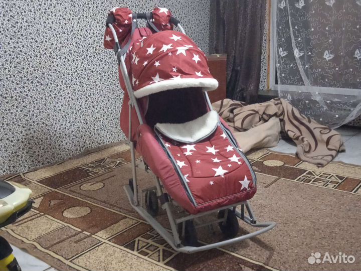 Коляска санки