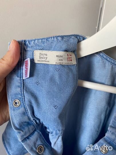 Платье для девочки 98 104 zara