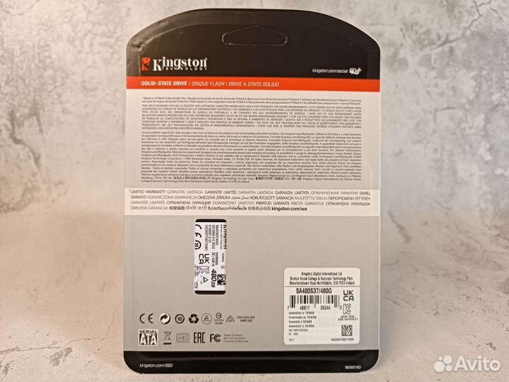 Ssd Kingston 480gb новые