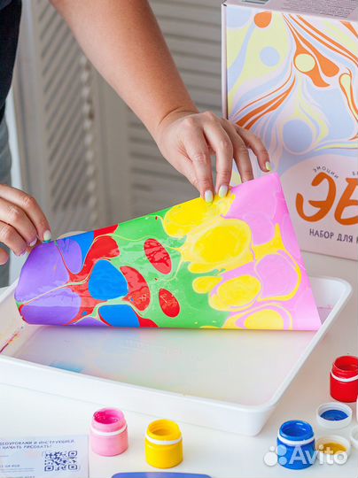 Набор для рисования на воде эбру