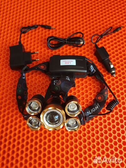 Налобный фонарь новый