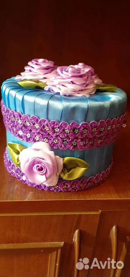 Шкатулка для украшений, ручная работа