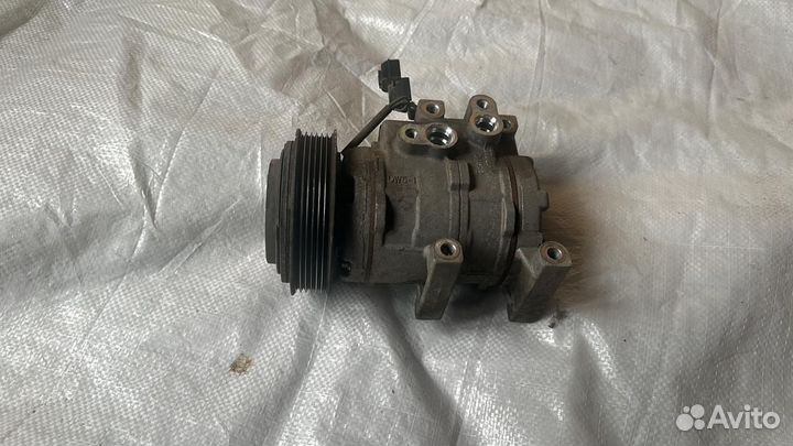 Компрессор кондиционера на KIA rio 4