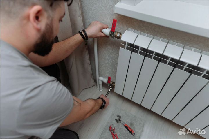 Установка радиаторов