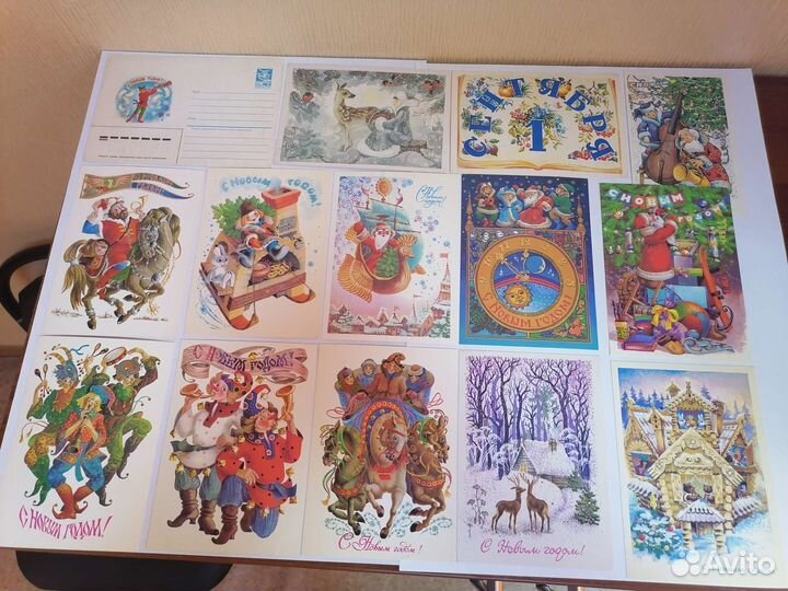 Открытки советские 60-80гг