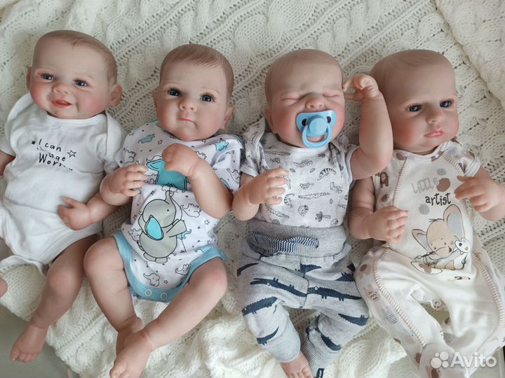 Куклы Реборн полностью силикон-винил