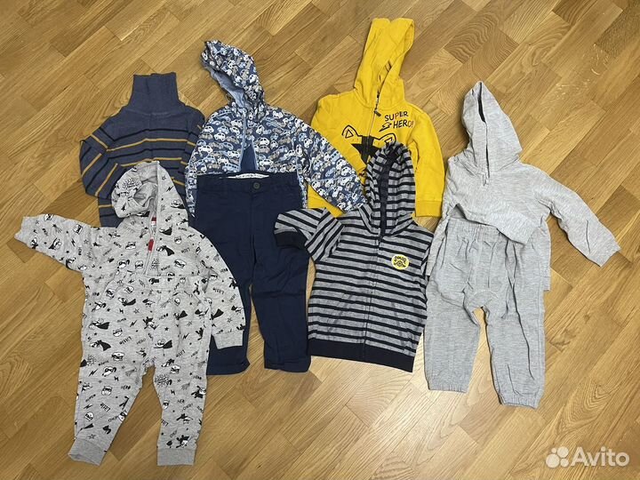 Вещи пакетом на мальчика 86 размер