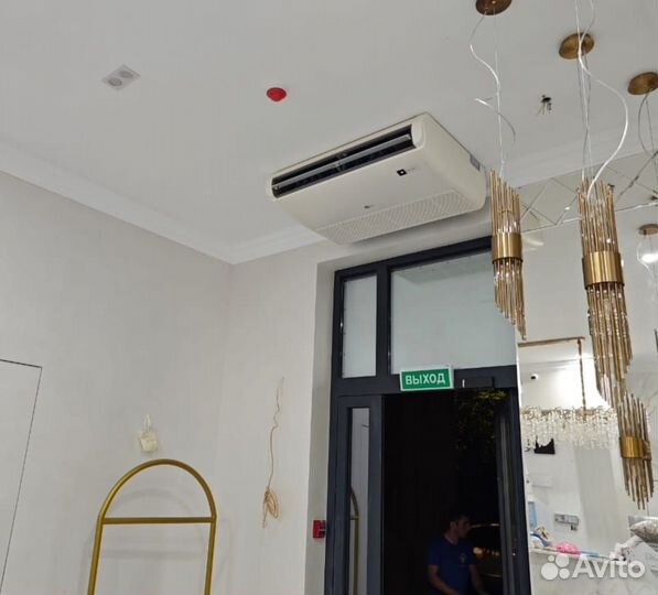 Сплит системы напольно-потолочные и кассетные