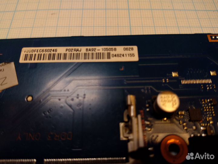 Материнская плата для ноутбука бу Samsung NP300E5C