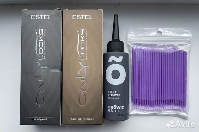 Краска для бровей и ремувер (новые)