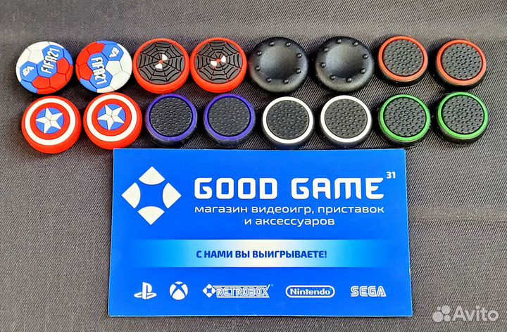 PS3 PS4 PS5 Xbox Силиконовые насадки для геймпада