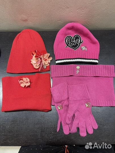 Шапка снуд для девочки