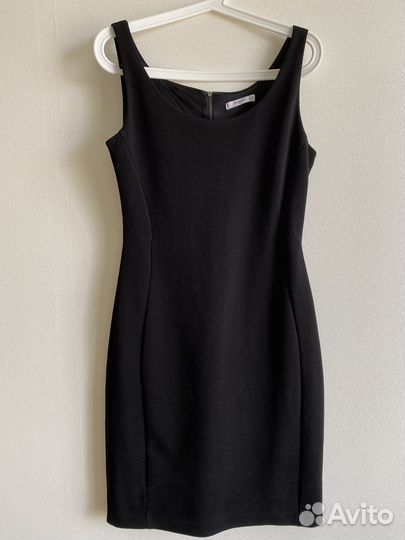 Mango черное платье размер 46/M