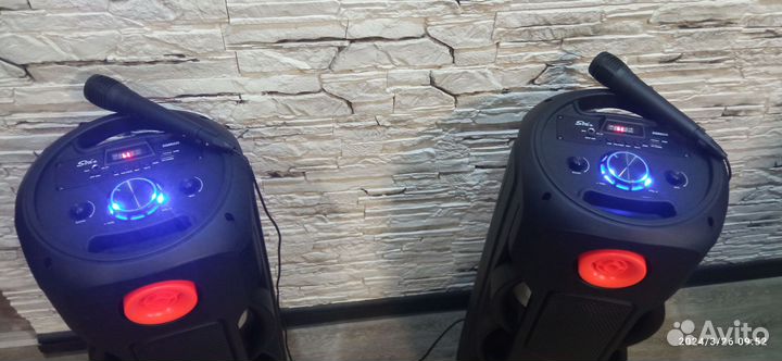 Большие блютуз колонки 2шт