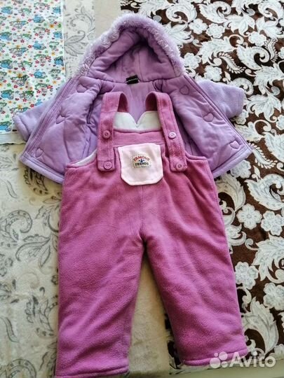 Вещи пакетом на девочку 68-74-80 плюс костюм осен