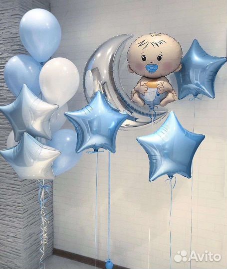 Воздушные шары на выписку