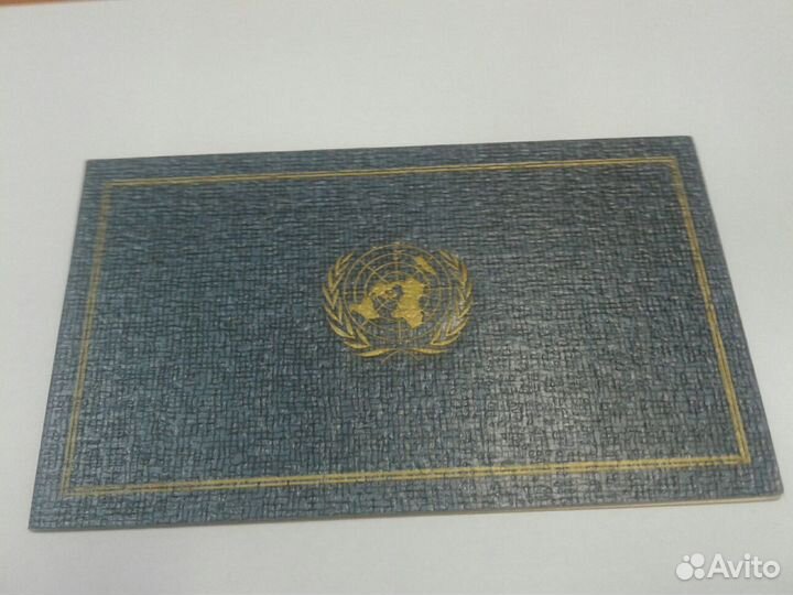 Оон 1969г. Буклет с 2 марками. Гашение первого дня