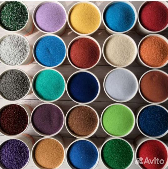 Цветной песок для творчества