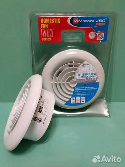 Сверхтонкий бесшумный вытяжной вентилятор Mmotors