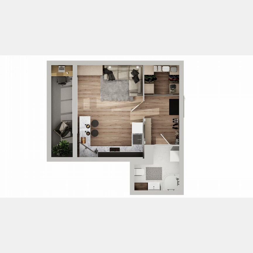 Квартира-студия, 34,2 м², 7/8 эт.