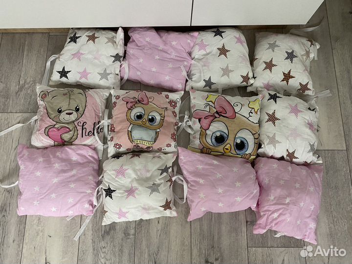 Бортики в детскую кроватку