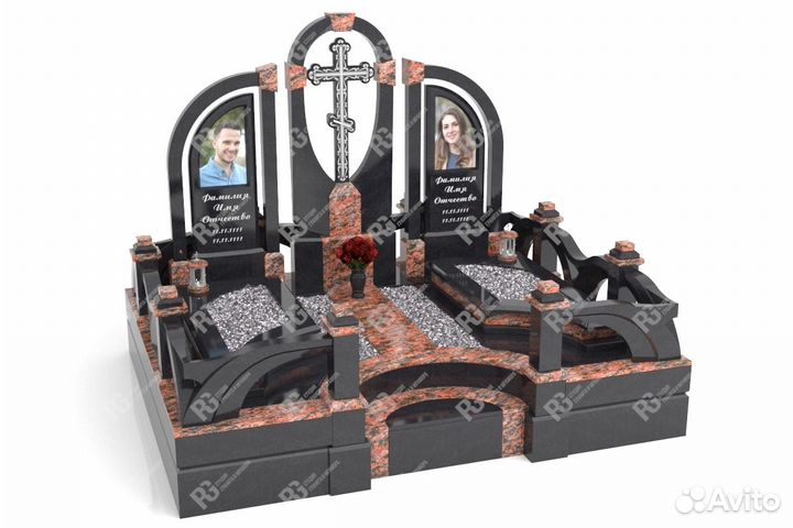 Памятники из натурального камня на могилу