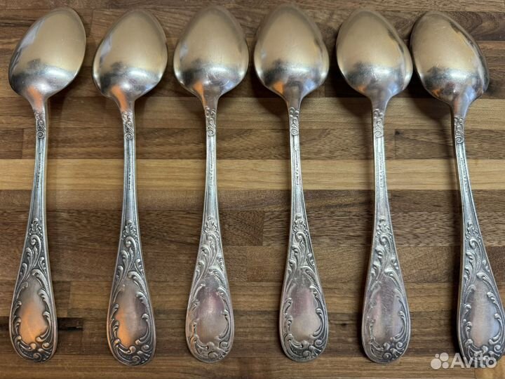 Ложки столовые мельхиоровые 40-летие Октября