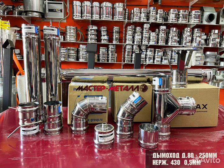 Трубы 80. Дымоход нержавейка. дымоход 80мм